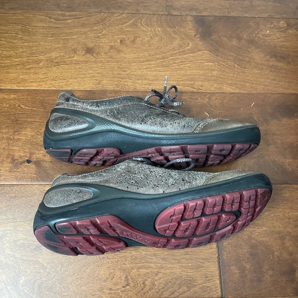 Ecco Men's Brown Leather Shoes - Picture 3 of 6